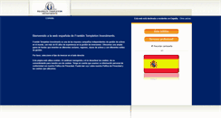 Desktop Screenshot of franklintempleton.com.es