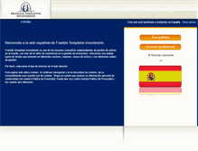 Tablet Screenshot of franklintempleton.com.es