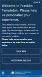 Mobile Screenshot of franklintempleton.ch