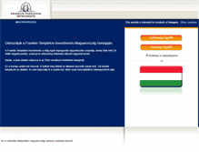 Tablet Screenshot of franklintempleton.hu